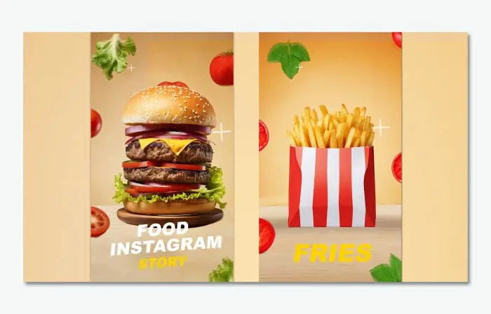 Tasty Food Styling 3D Instagram Story